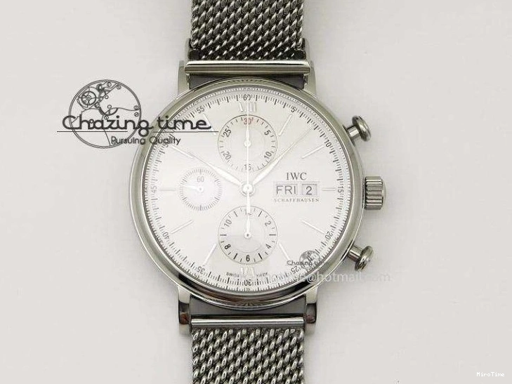 MIROTIME 1226 HighQuality Mark XVIII IW327010 SS M+F 1:1 Best Edition Brown Dial on Brown Leather Strap A 7049